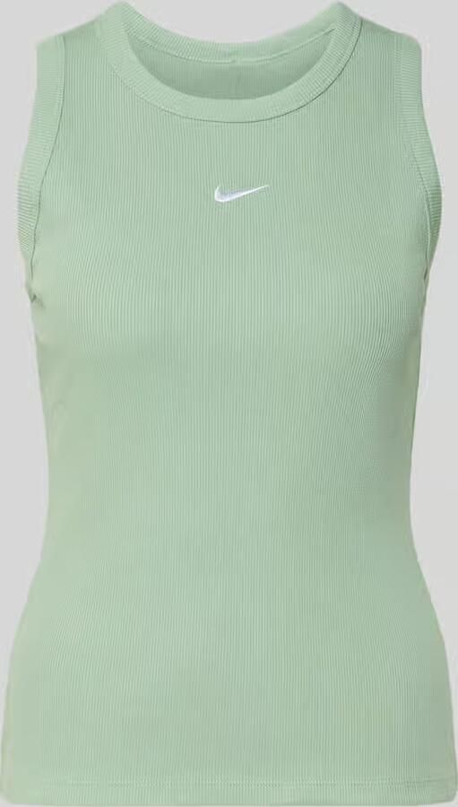 Nike Tanktop in riblook met logo - Foto 2