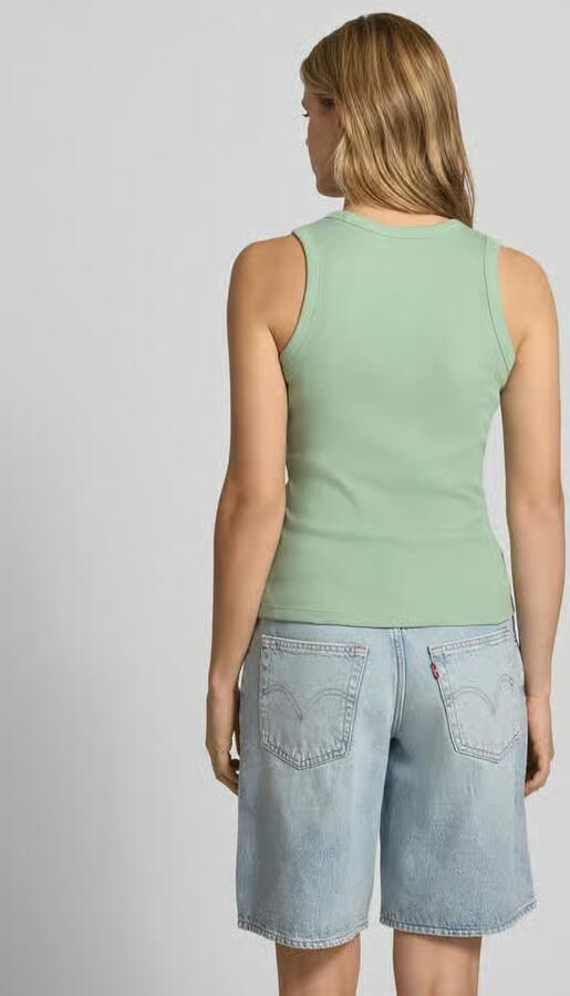 Nike Tanktop in riblook met logo - Foto 3