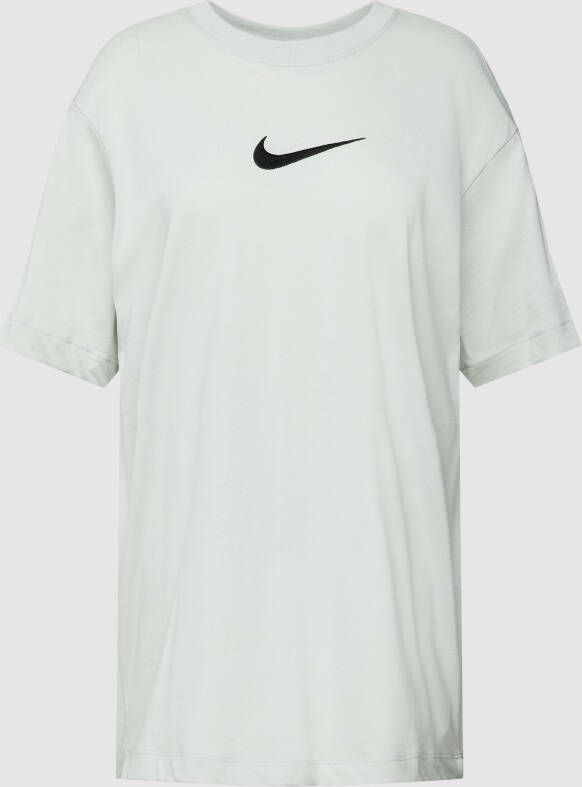 Nike Sportswear T-shirt T-shirts Kleding LIGHT SILVER BLACK maat: XS beschikbare maaten:XS