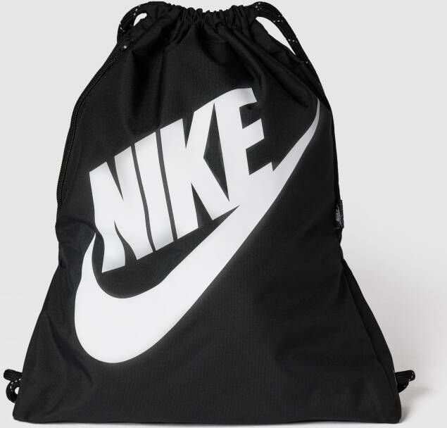 Nike Heritage Tas met trekkoord (13 liter) Zwart