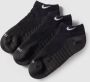 Nike Everyday Max Cushioned Onzichtbare trainingssokken (3 paar) Zwart - Thumbnail 2