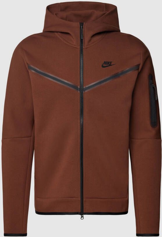 Nike Sportswear Tech Fleece Hoodie met rits voor heren Bruin