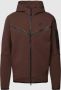 Nike Tech Fleece Zip Hoodie Brown Heren - Thumbnail 1