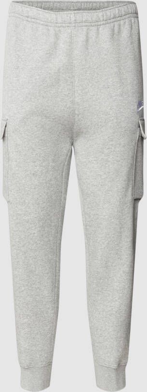 Nike Sportswear Club Fleece Cargo Pants Trainingsbroeken Kleding dark grey heather matte silver whit maat: L beschikbare maaten:S L XL
