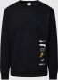 Nike Club Fleece+ Geborstelde herentop met ronde hals Zwart - Thumbnail 1