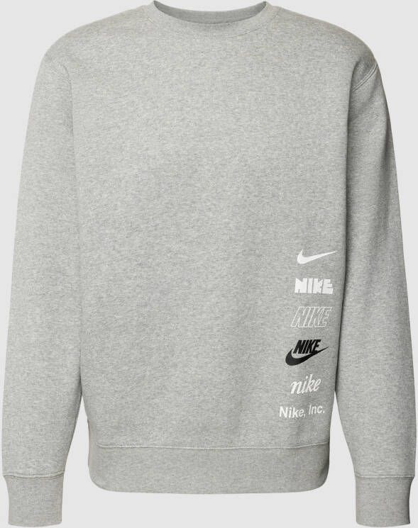 Nike Sweatshirt met labelprint model 'CLUB'