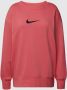 Nike Sportswear Phoenix Fleece Oversized sweatshirt van fleece voor dames Rood - Thumbnail 1