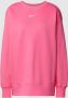 Nike Sportswear Phoenix Fleece Oversized sweatshirt met ronde hals voor dames Roze - Thumbnail 1