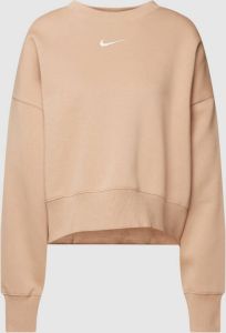 Nike Sportswear Phoenix Fleece Extra oversized sweatshirt met ronde hals voor dames Bruin