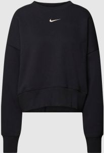 Nike Sportswear Phoenix Fleece Extra oversized sweatshirt met ronde hals voor dames Zwart