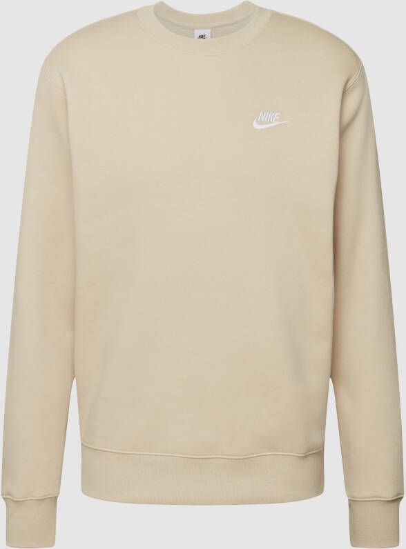 Nike Sportswear Club Fleece Shirt met ronde hals Bruin