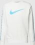 Nike Sportswear Repeat Sweatshirt van fleece voor heren Wit - Thumbnail 2