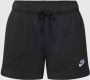 NIKE Sportswear Club Fleece Mid-rise Shorts Sportshorts Kleding black white maat: S beschikbare maaten:S M L - Thumbnail 4