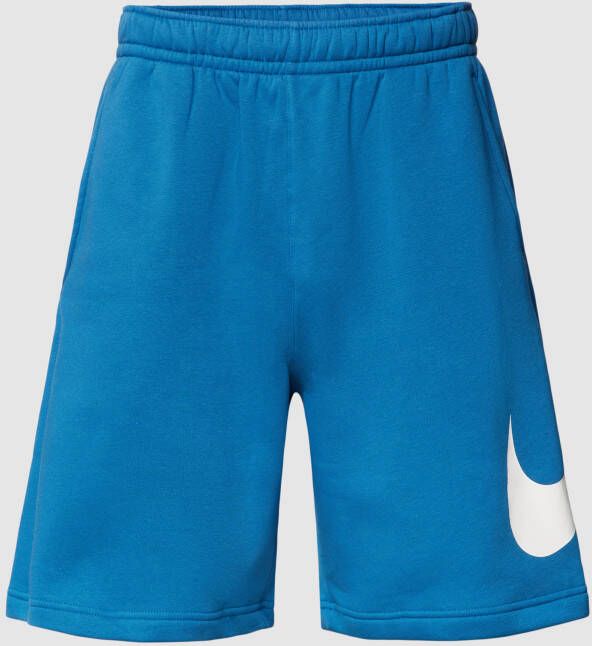 Nike Sweatshorts met logoprint model 'CLUB SHORT'