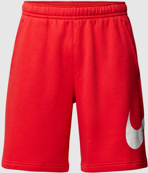 Nike Sweatshorts met logoprint model 'CLUB SHORT'