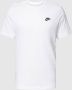 Nike Comfortabel Heren T-shirt Ar4997 White Heren - Thumbnail 1