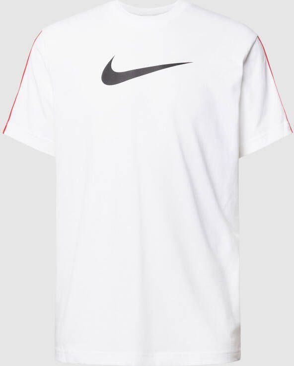 Nike T-shirt met galonstrepen model 'REPEAT'