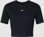 Nike Sportswear Essential Slim Crop Tee T-shirts Kleding Black maat: S beschikbare maaten:XS S M L XL - Thumbnail 1