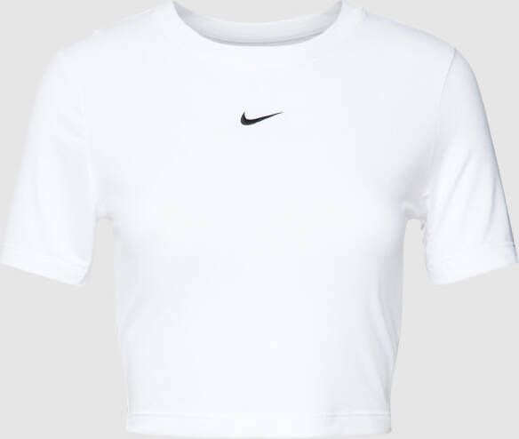 Nike Sportswear Essential Slim Crop Tee T-shirts Kleding white maat: XS beschikbare maaten:XS S M L XL