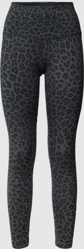 Nike One Legging met hoge taille en print voor dames Grijs