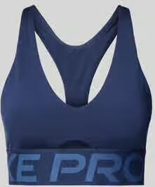 Nike Training Bustier met labeldetails en cut-out