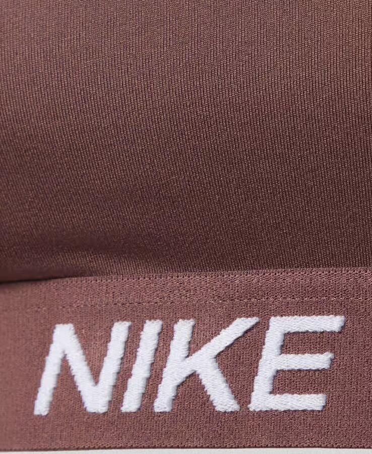 Nike Training Bustier met labeldetails en verstelbare bandjes