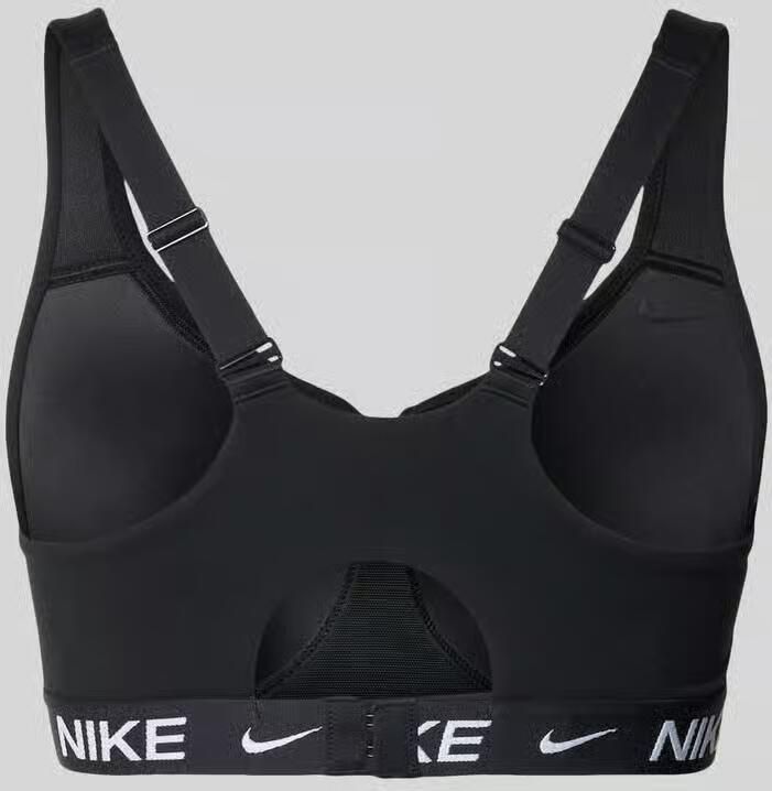 Nike Training Bustier met labeldetails en verstelbare bandjes