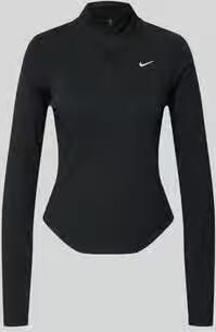 Nike Training Functioneel shirt met ritssluiting en logo model 'Tempo'