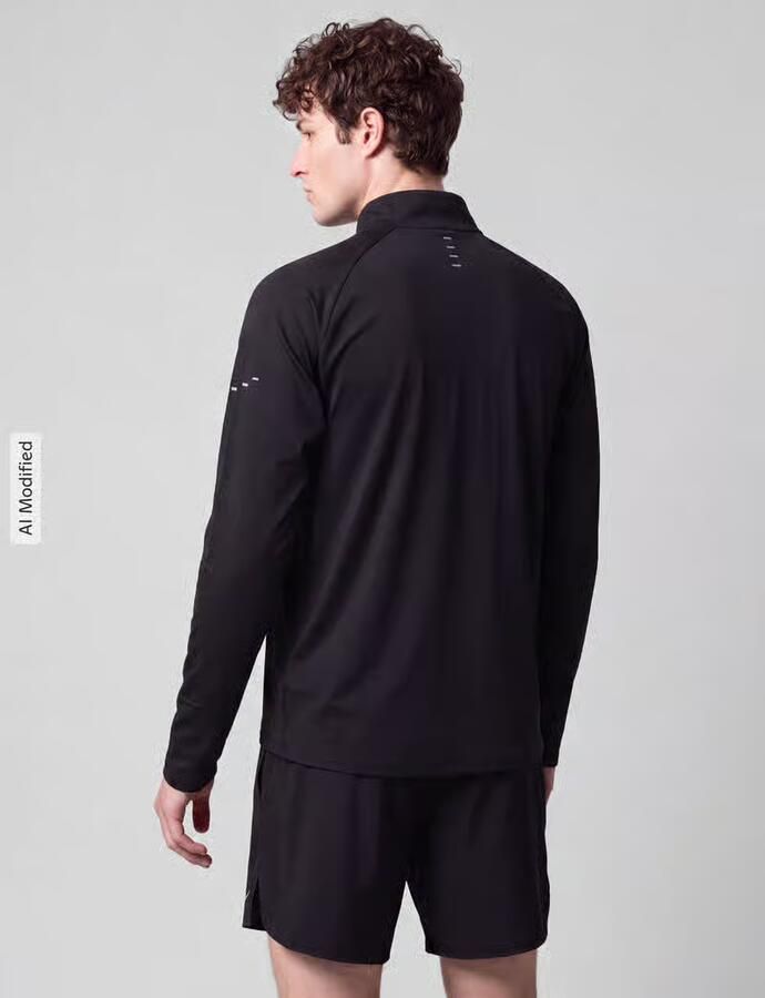 Nike Training Regular fit sportshirt met shirt met lange mouwen met schipperskraag - Foto 2