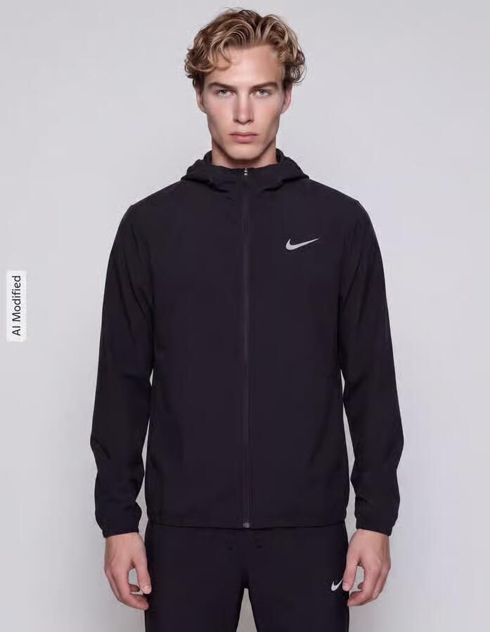 Nike Training regular fit trainingsjack met capuchon