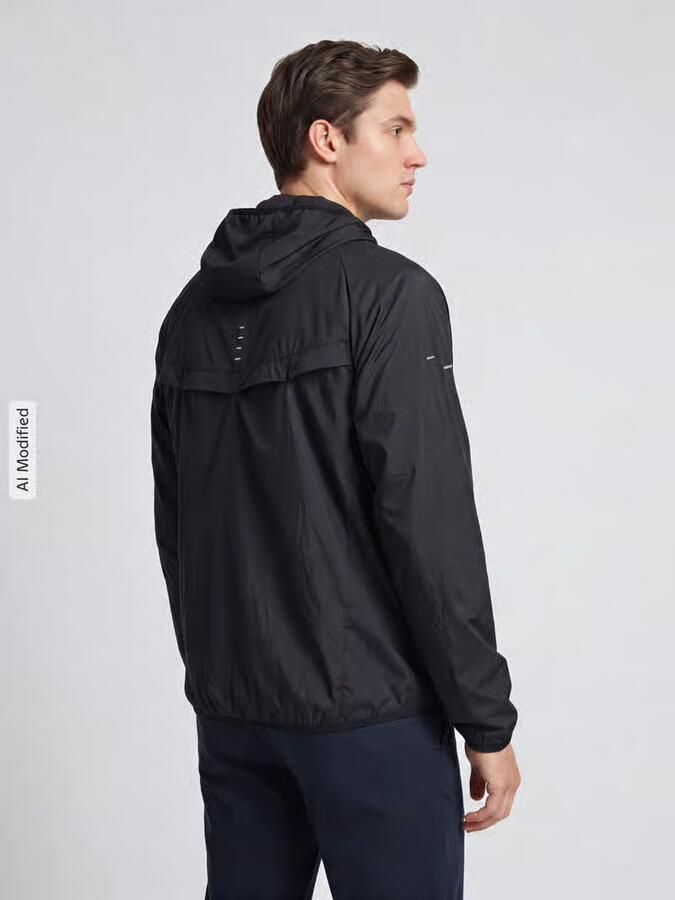 Nike Training Regular fit trainingsjack van puur katoen model 'STRIDE' - Foto 2