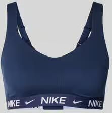 Nike Training slim fit sport-bh met logodetail model 'Indy'