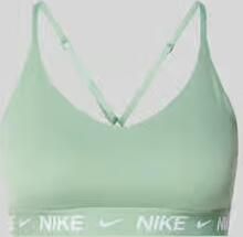 Nike Training slim fit sport-bh met logoprint model 'Indy'