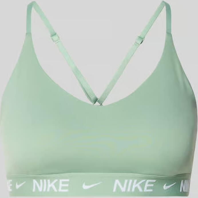 Nike Training slim fit sport-bh met logoprint model 'Indy' - Foto 2