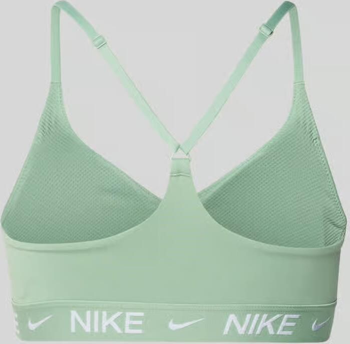 Nike Training slim fit sport-bh met logoprint model 'Indy' - Foto 2