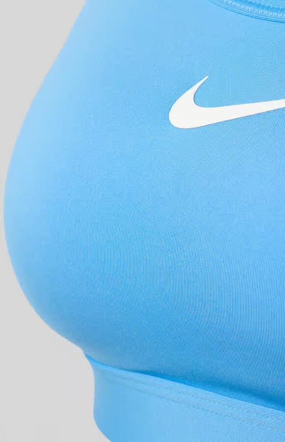 Nike Training slim fit sport-bh met logoprint model 'Swoosh'