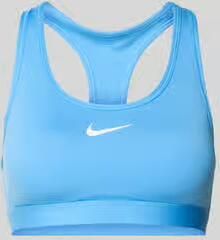 Nike Training slim fit sport-bh met logoprint model 'Swoosh'