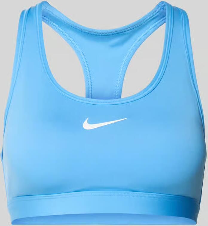 Nike Training slim fit sport-bh met logoprint model 'Swoosh' - Foto 2