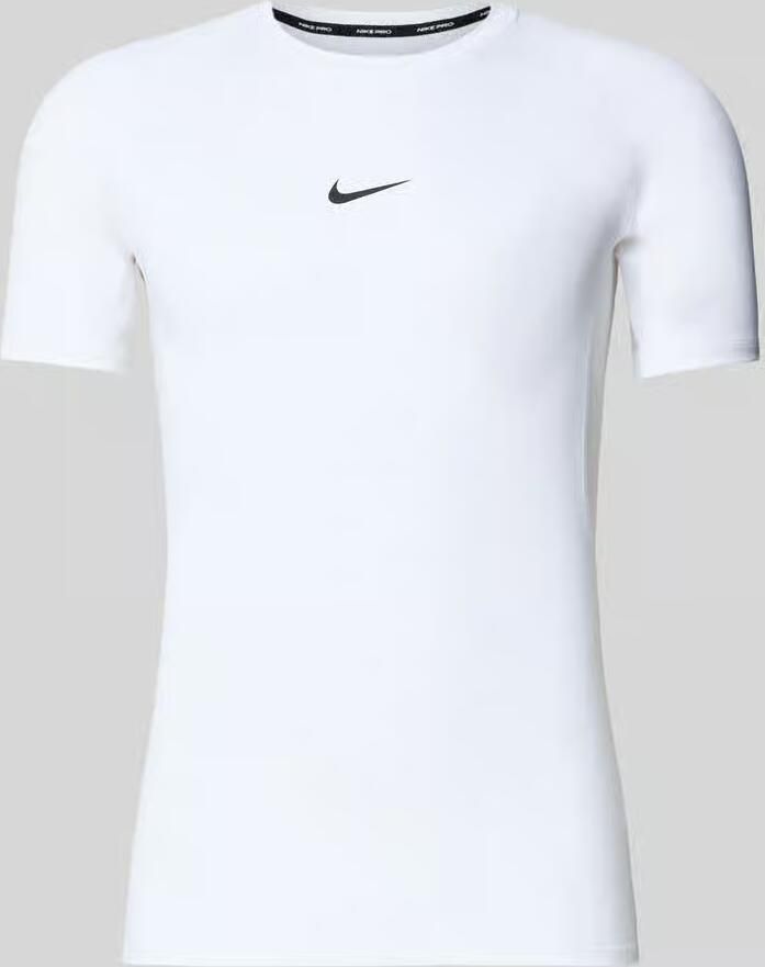 Nike Pro Dri-FIT strakke fitnesstop met korte mouwen voor heren Wit - Foto 6