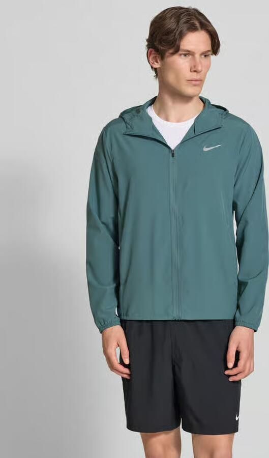 Nike Training trainingsjack met logoprint en opstaande kraag - Foto 4