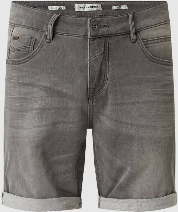No Excess No-Excess Short Jog Stretch Grey Denim Grijs Heren - Foto 3
