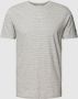 No Excess T-shirt T-Shirt Streep Melange Off-White - Thumbnail 2