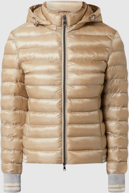 No.1 Como Gewatteerd jack in metallic look model 'Bella'