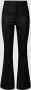 Noisy may Imitatieleren broek NMSALLIE HW FLARE COATED PANTS NOOS - Thumbnail 2