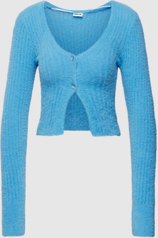 Noisy May Cardigan met structuurmotief model 'SWEET'