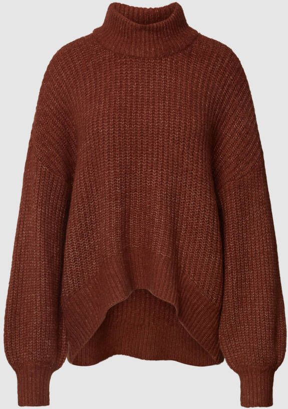 Noisy May Gebreide pullover met opstaande kraag