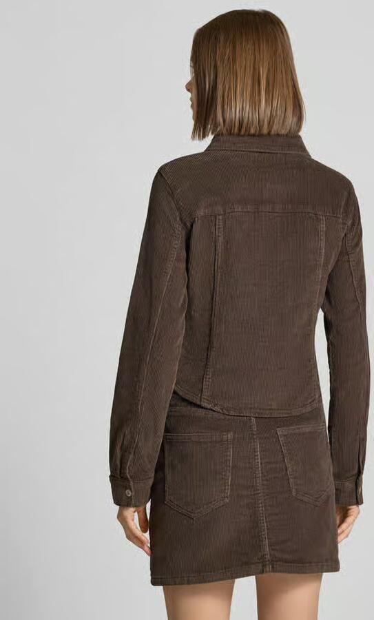 NOISY MAY Blouseshirt van katoenmix met platte kraag - Foto 3
