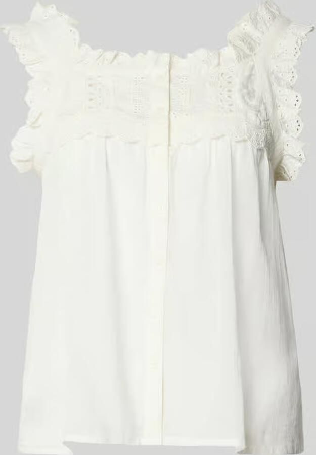 NOISY MAY Blousetop met ajourwerk model 'SALMA' - Foto 2