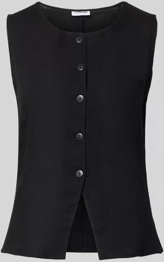 NOISY MAY Bodywarmer van mix van viscose en linnen model 'LEILANI' - Foto 2