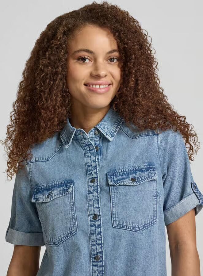 Noisy may Jeans jurk NMNEW SIGNE S S DENIM DRESS VI003LB NOOS - Foto 8